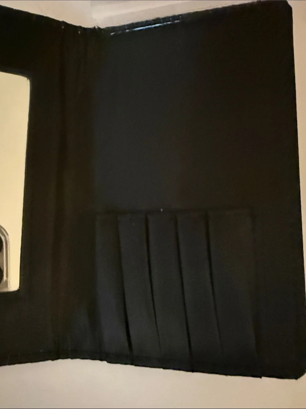 Sonia Kashuk Black Wristlet Mini Makeup Brushes Pouch with Logo